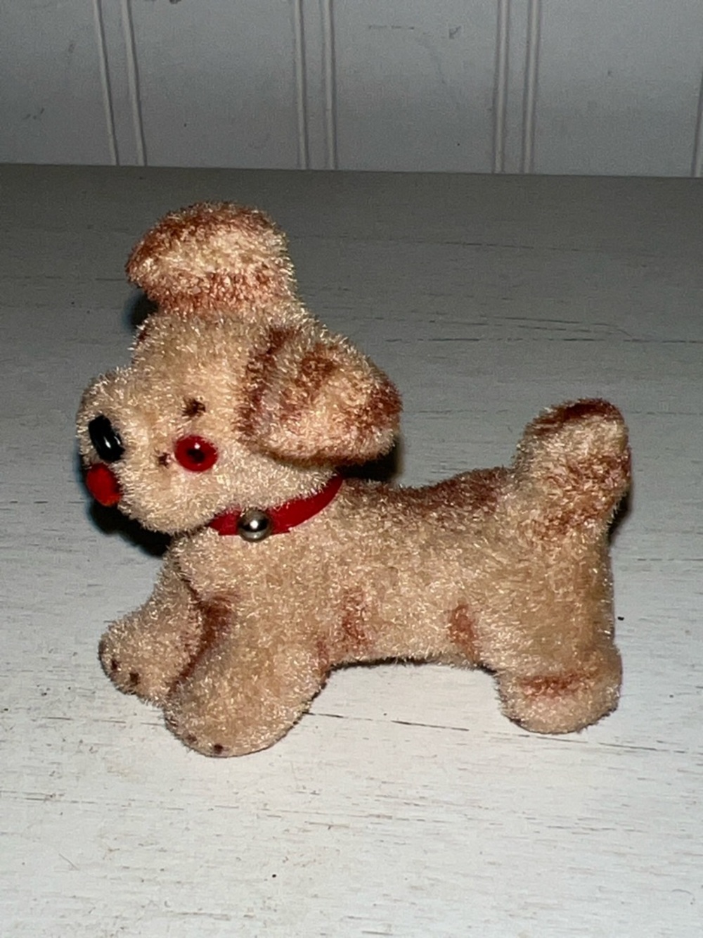 RARE Vintage Tagged Scotty Dog Kunstlerschutz Wagner Flocked Animal Monkey Head